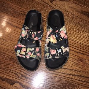 Floral sandals